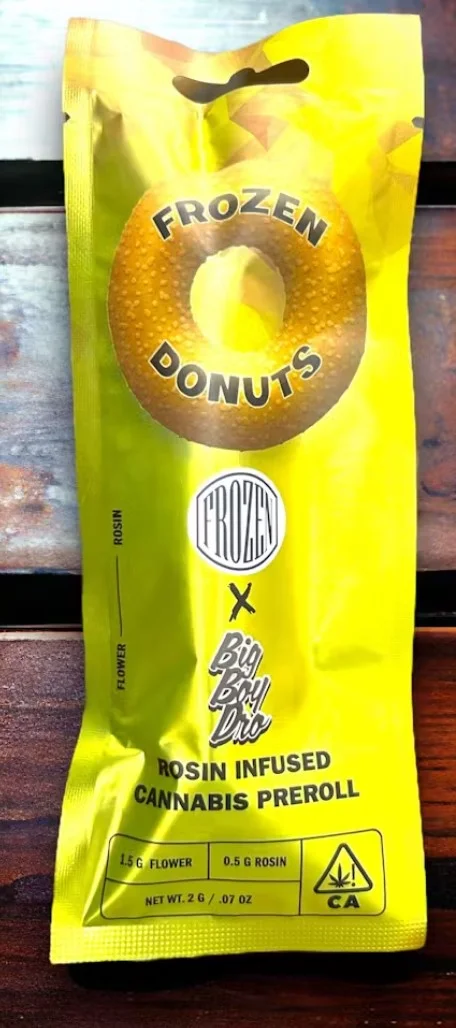 Frozen Donuts -Strawnana 2g-rosin Infused Preroll