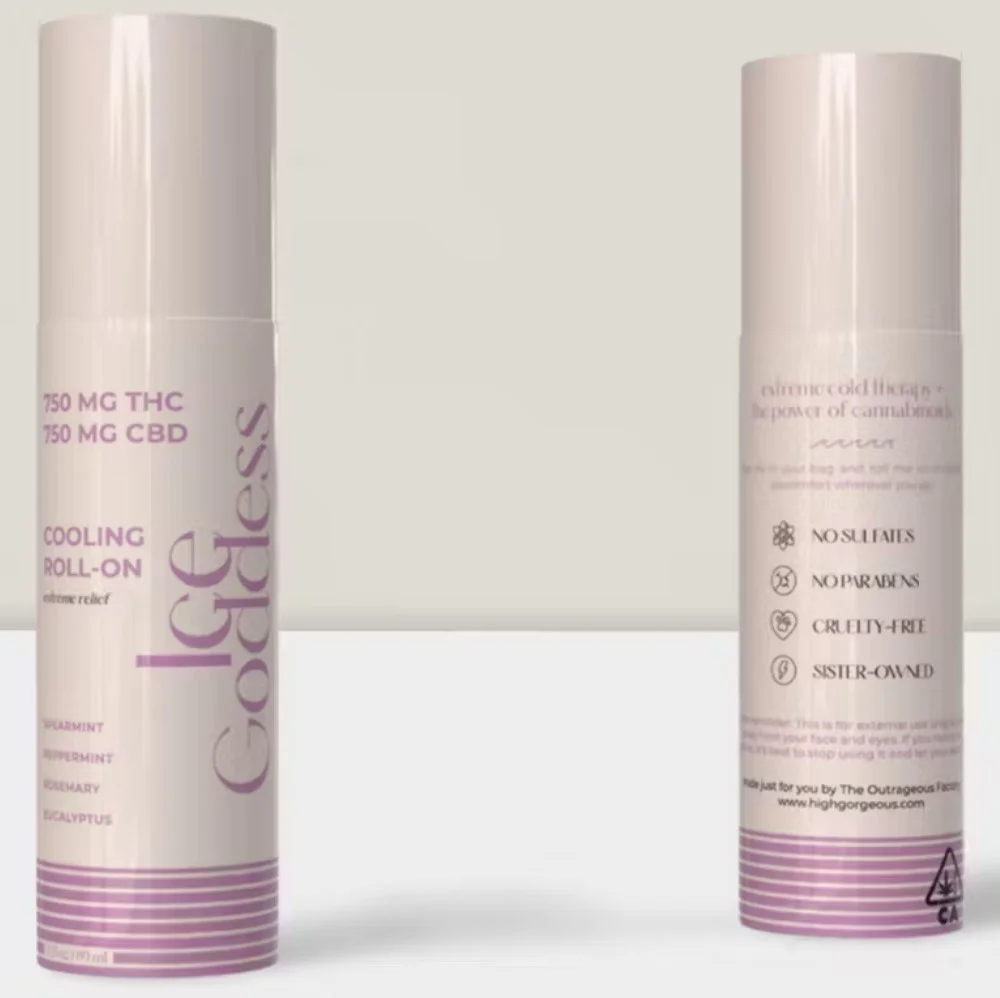 Ice Goddess Roll-on 750 Cbd:750 Thc
