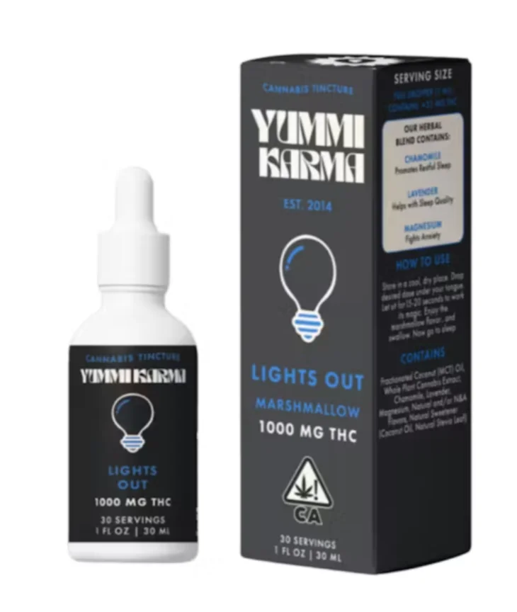 Lights Out 1000mg Thc Tincture 1oz