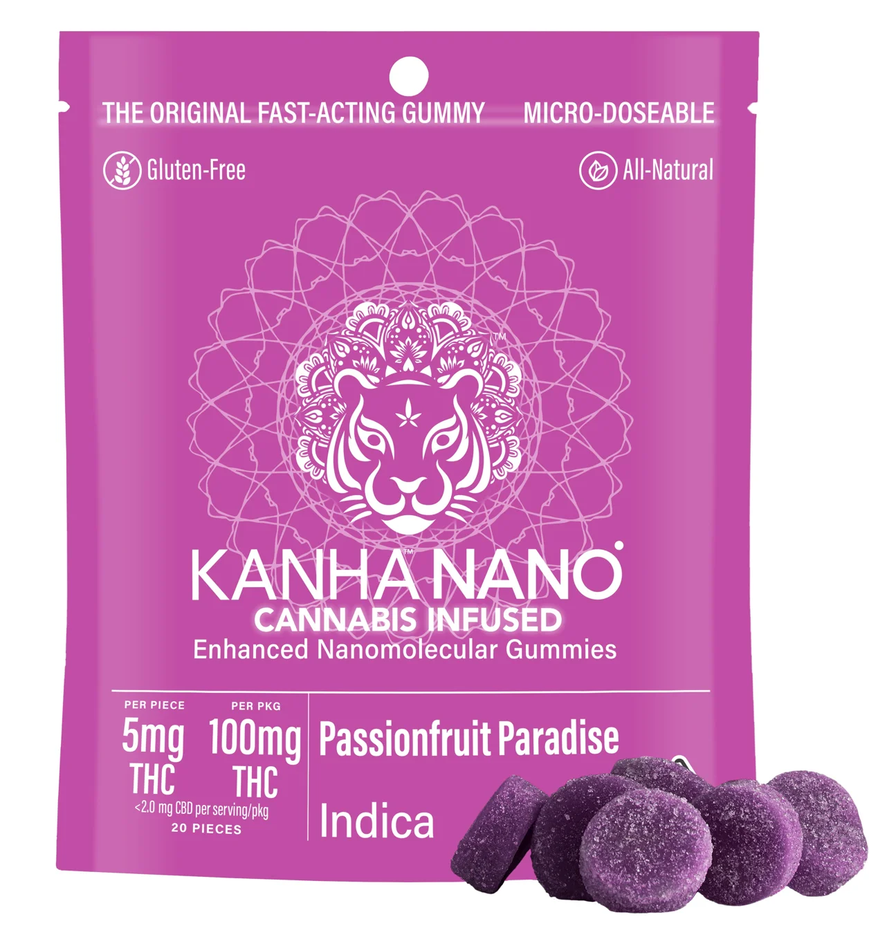 Passionfruit Paradise Nano Gummies 100mg