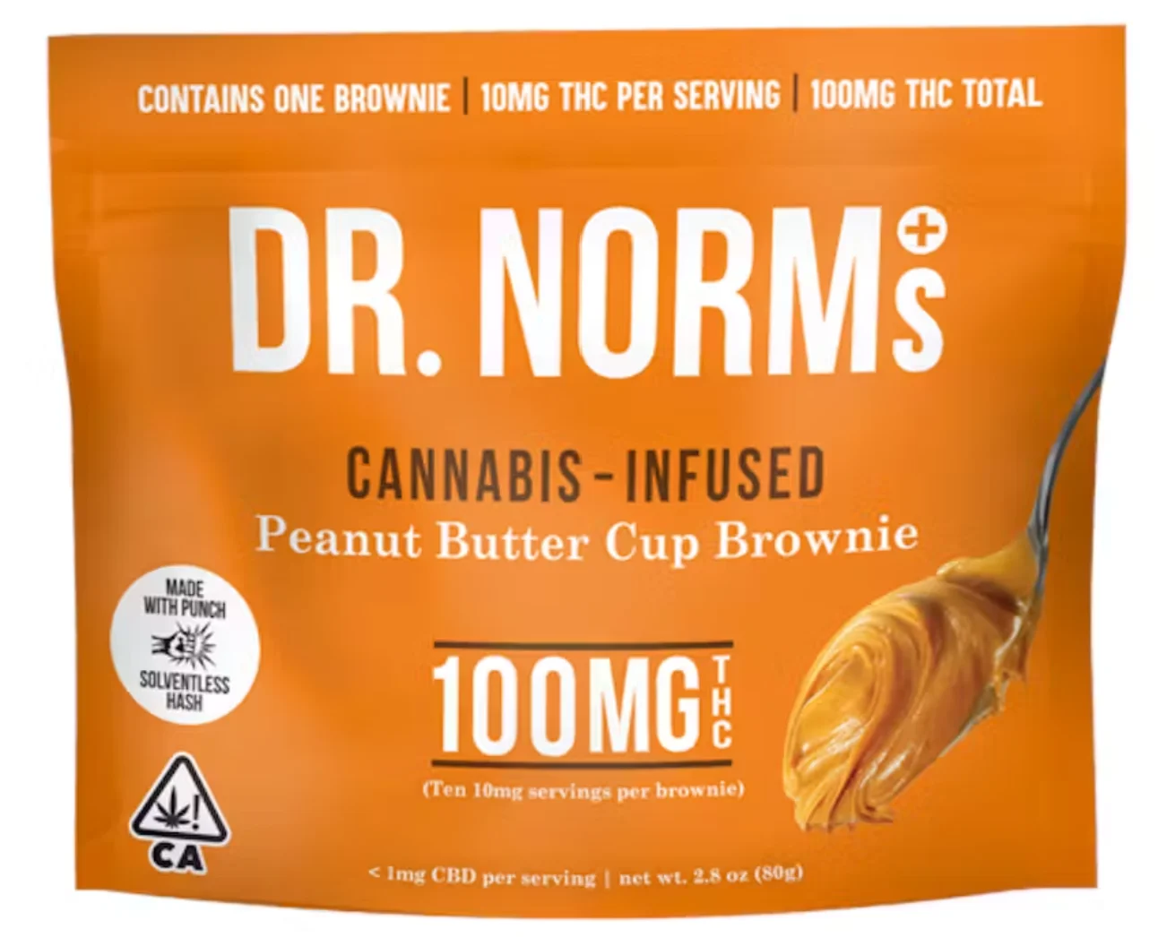 Peanut Butter Cup Brownie 100mg