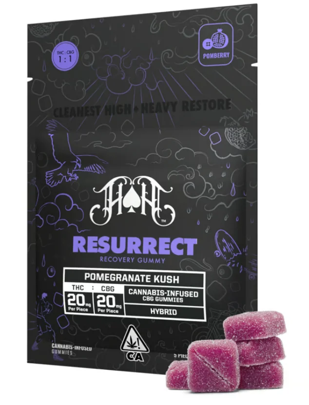 Pomegranate Kush 100mg Thc:1010mg Cbg 10pk