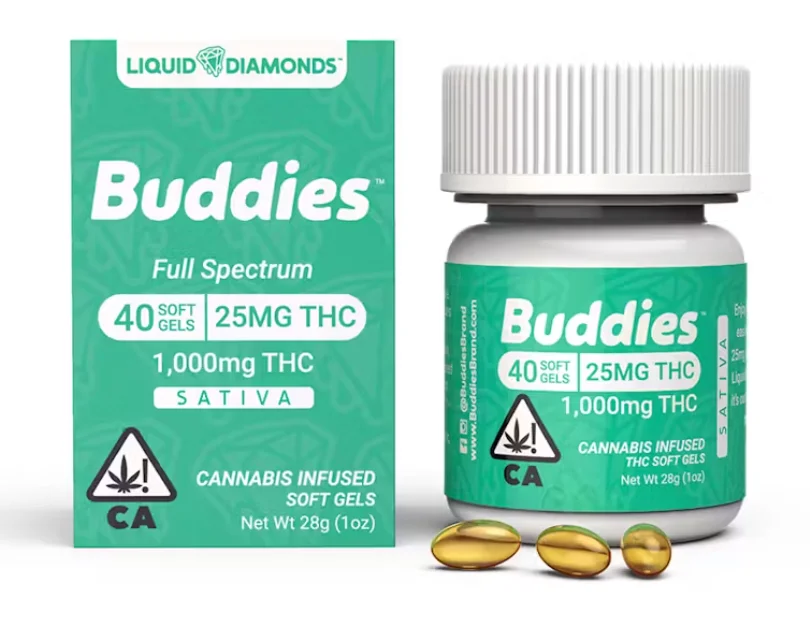 Sativa Capsule 40pc 1000mg @25 Mg Each