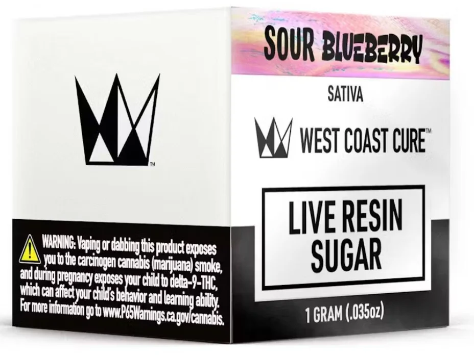 Sour Blueberry 1g Live Resin Sugar