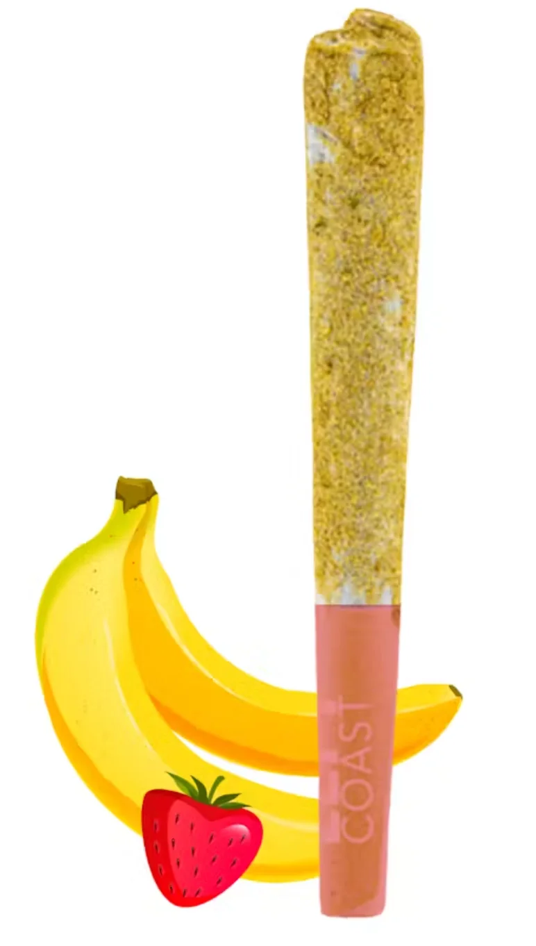 Strawberry Banana Infused Pre-roll- 0.75g