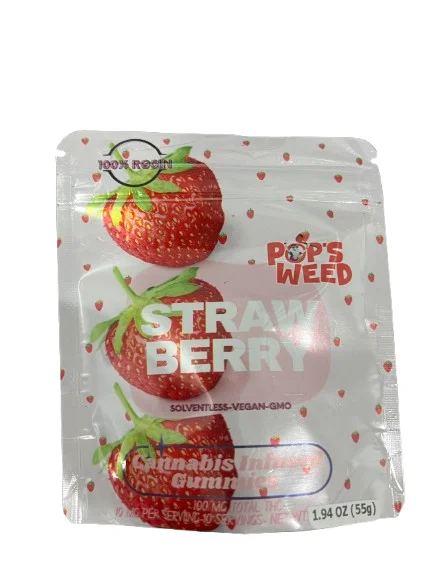 Strawberry Infused Gummies 100mg 10pk Strawberry Infused Gummies 100mg 10pk