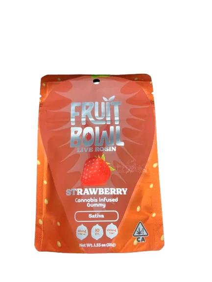 Strawberry Live Rosin Gummies 100mg Strawberry Live Rosin Gummies 100mg