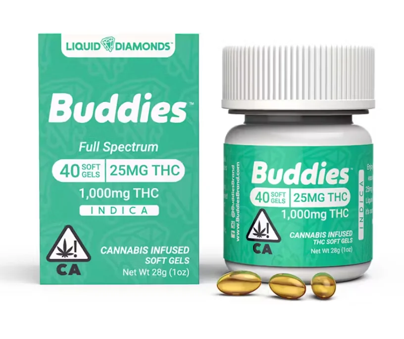 Thc 25mg Capsule 40pc (1000mg)