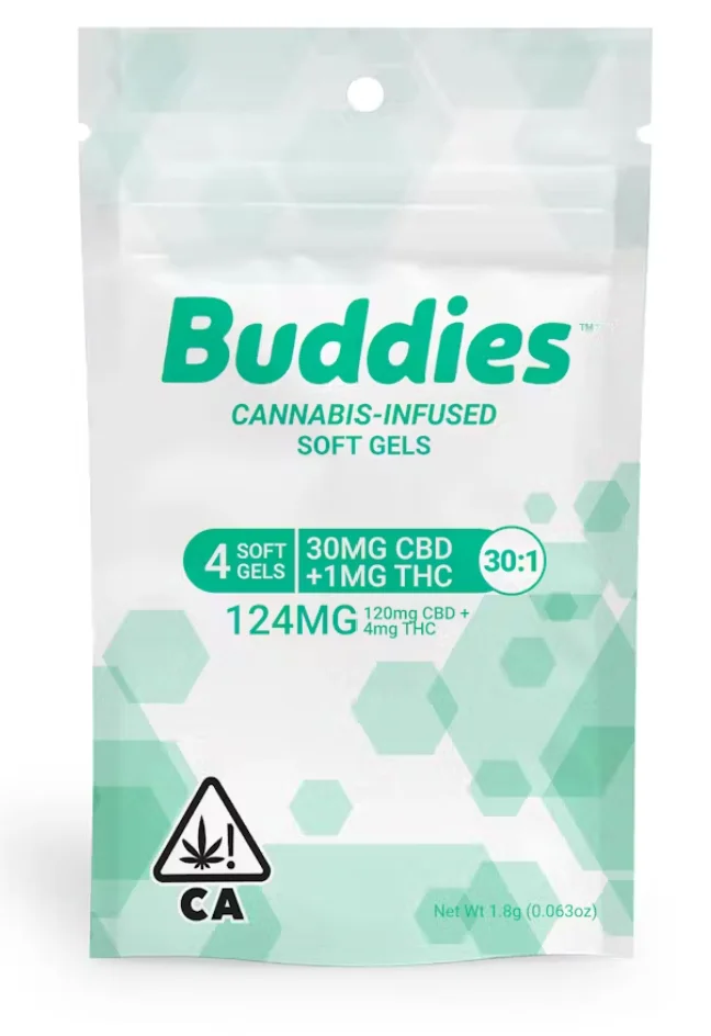 Thc:cbd 1mg:30mg Ratio Capsule 4pc Thc:cbd 1mg:30mg Ratio Capsule 4pc