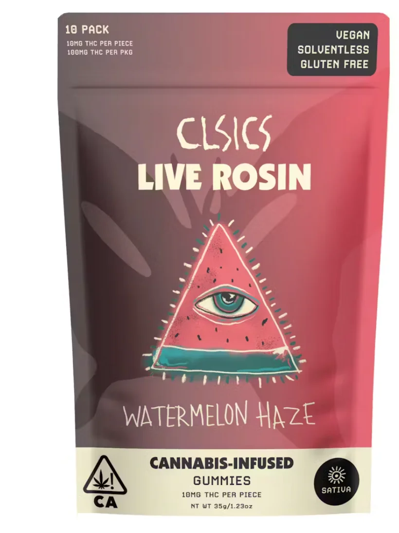 Watermelon Haze Gummies 100mg 10pk