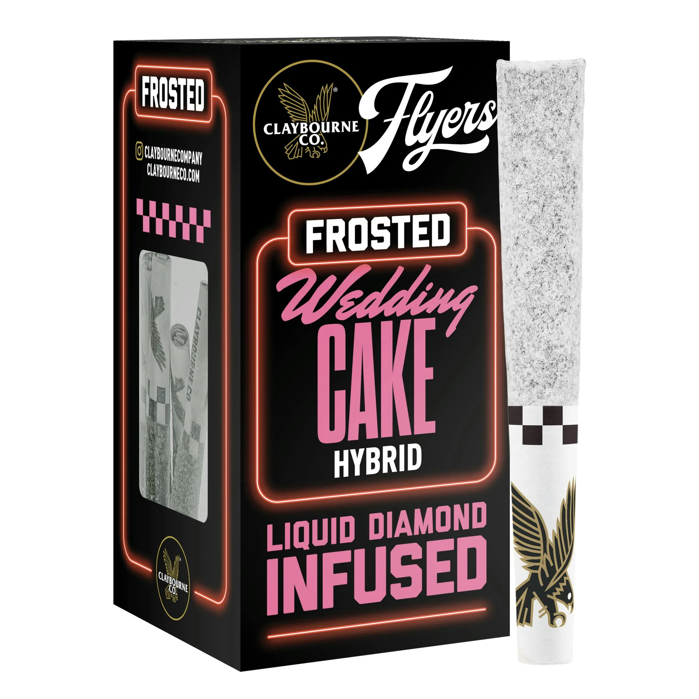 Wedding Cake Frosted Flyers Pre-roll's 2.5g .5g 5pk Wedding Cake Frosted Flyers Pre-roll's 2.5g .5g 5pk