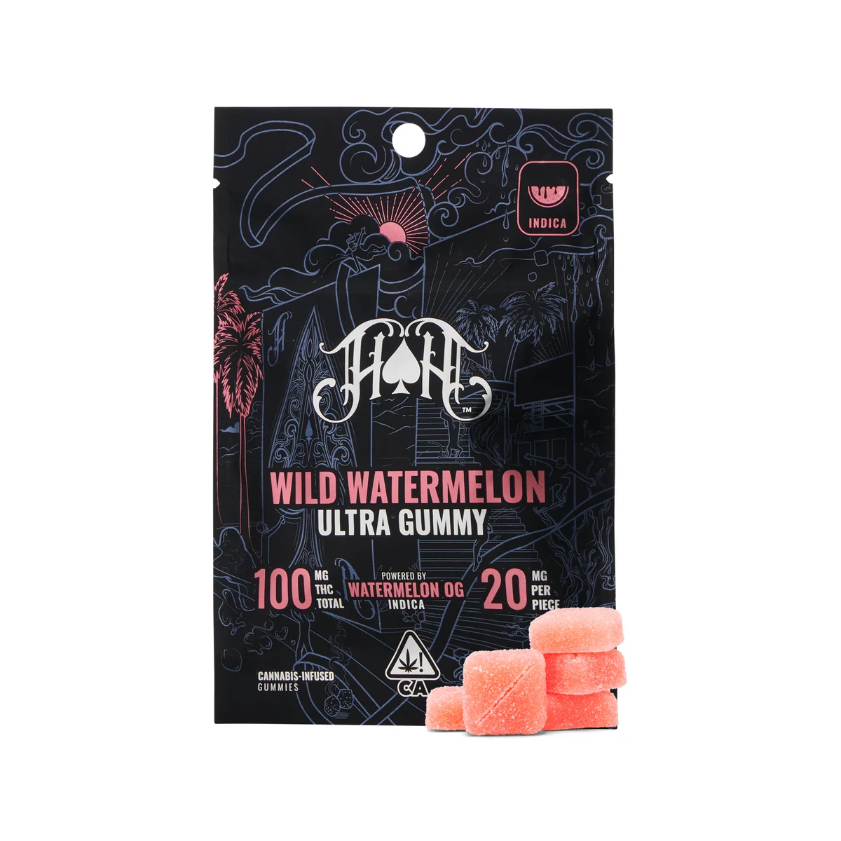 Wild Watermelon 100mg Gummy