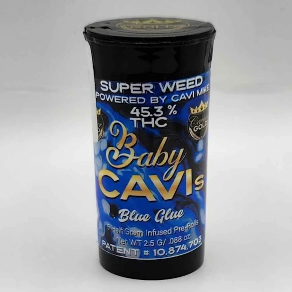 Blue Glue Baby Cavi Infused Pre-rolls 5pk