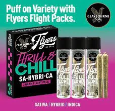 Thrill & Chill .5g-6pk Variety Flight Pack Pre-roll