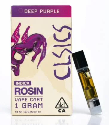 CLSICS Deep Purple Live Rosin Cart 1g | Premium Cannabis at Quality Life 420 CLSICS Deep Purple Live Rosin Cart 1g | Premium Cannabis at Quality Life 420