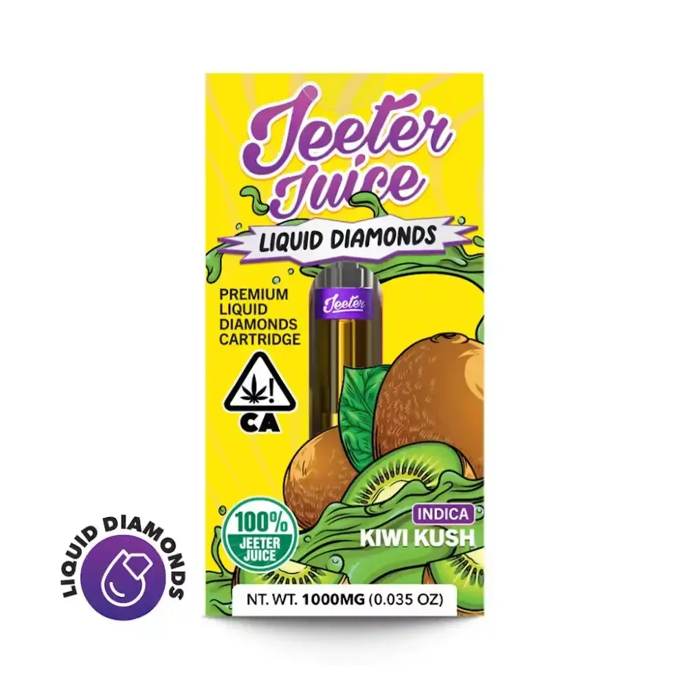 Kiwi Kush Jeeter Juice Liquid Diamonds Vape Cart 1g
