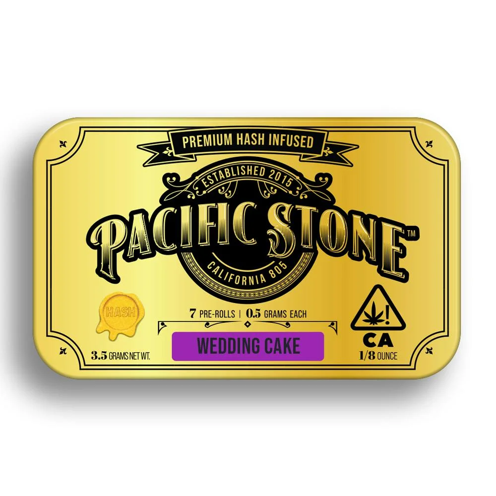 Wedding Cake Hash Infused Prerolls 7pk 3.5g