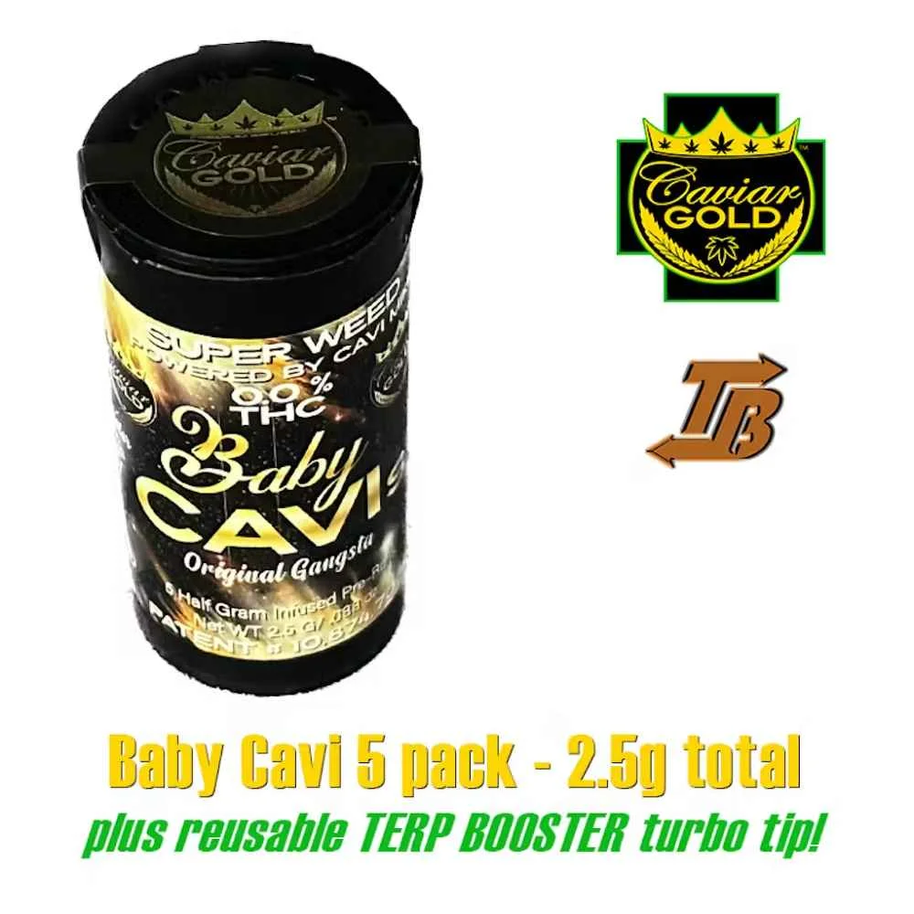 Original Gangsta Baby Cavi Infused Pre-roll 5pk 2.5g