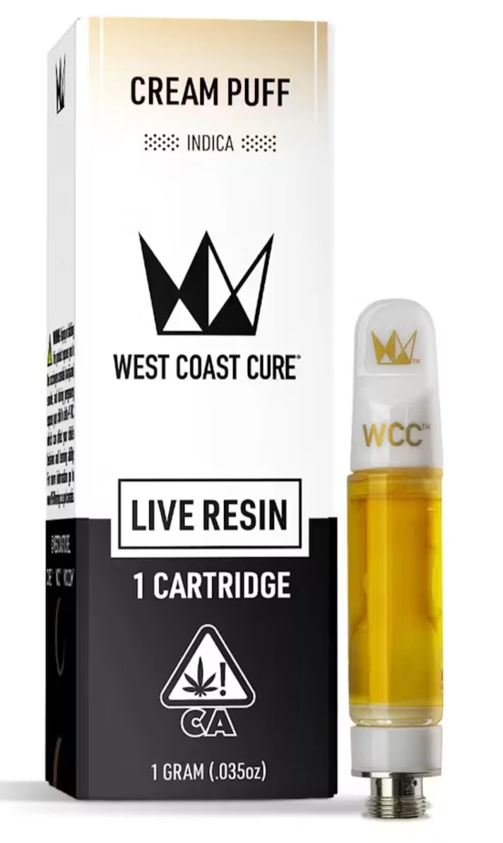 Cream Puff 1g Live Resin Cart