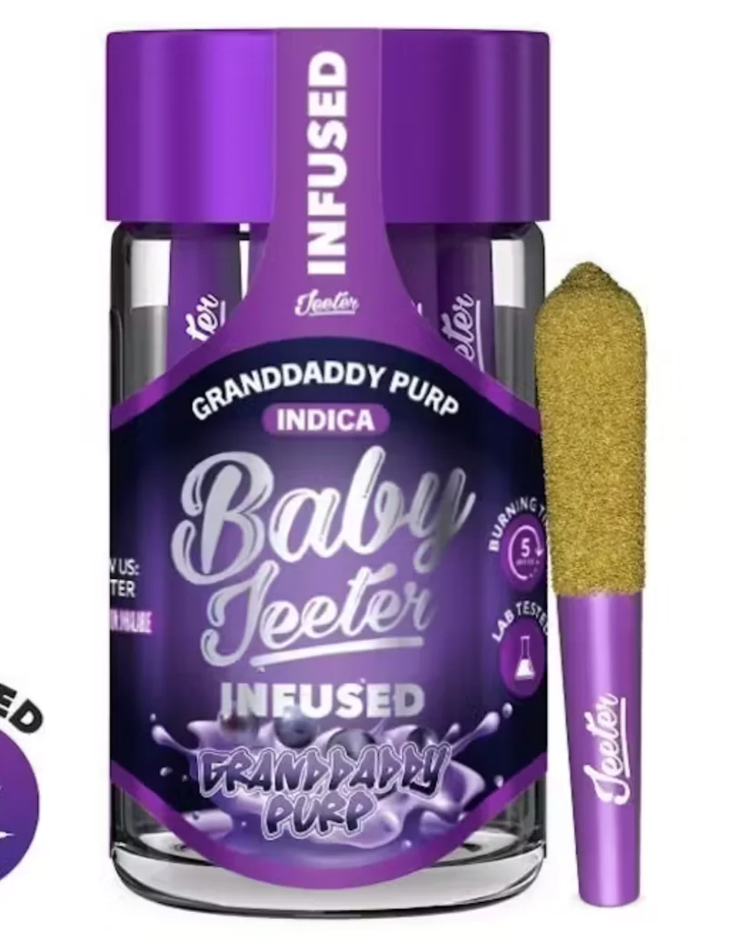 Granddaddy Purp Infused Baby Preroll 5pk