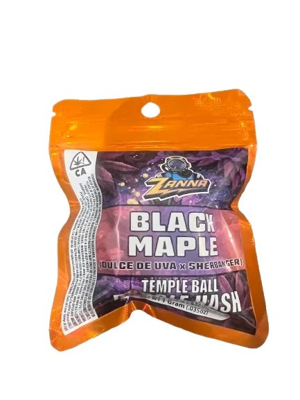 Black Maple Temple Ball Hash 1g