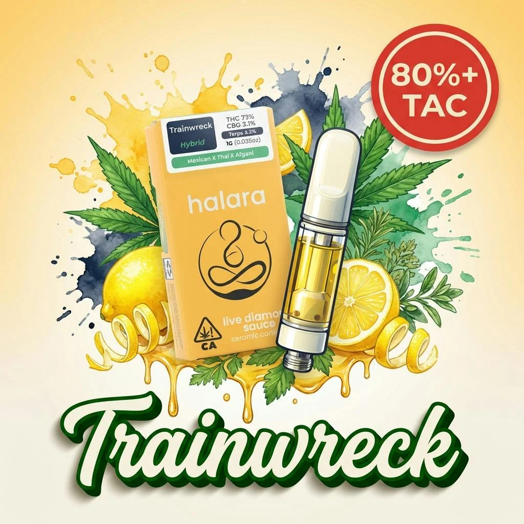 Trainwreck Live Resin Sauce Cart