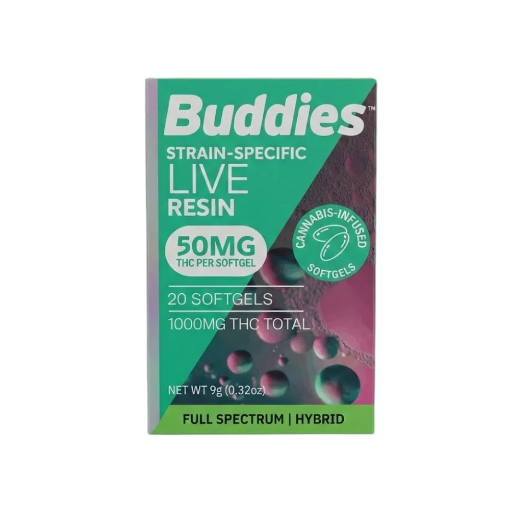 Hybrid 50mg Live Resin Capsule 20pc 1000mg
