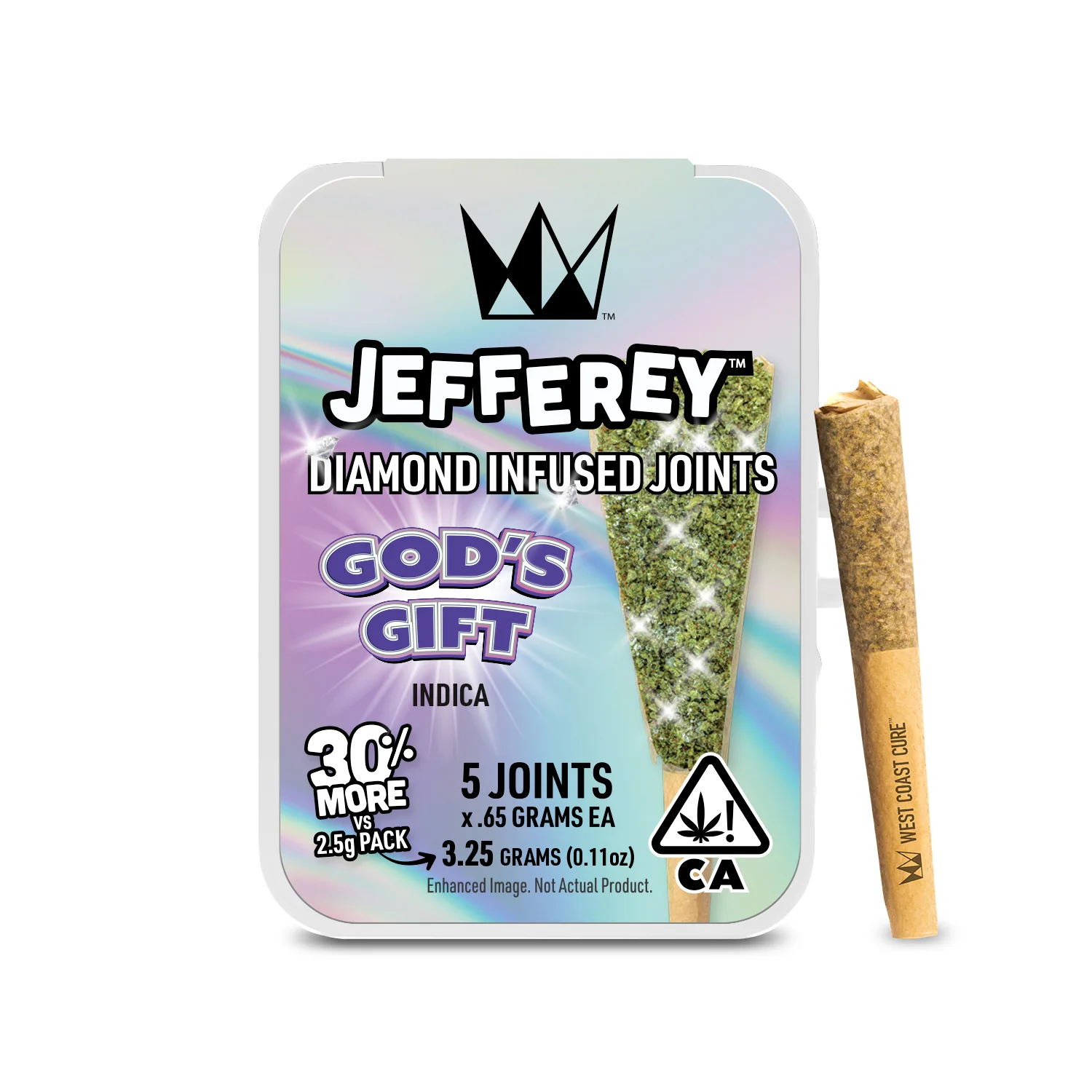Gods Gift Jefferey Infused 5pk Prerolls