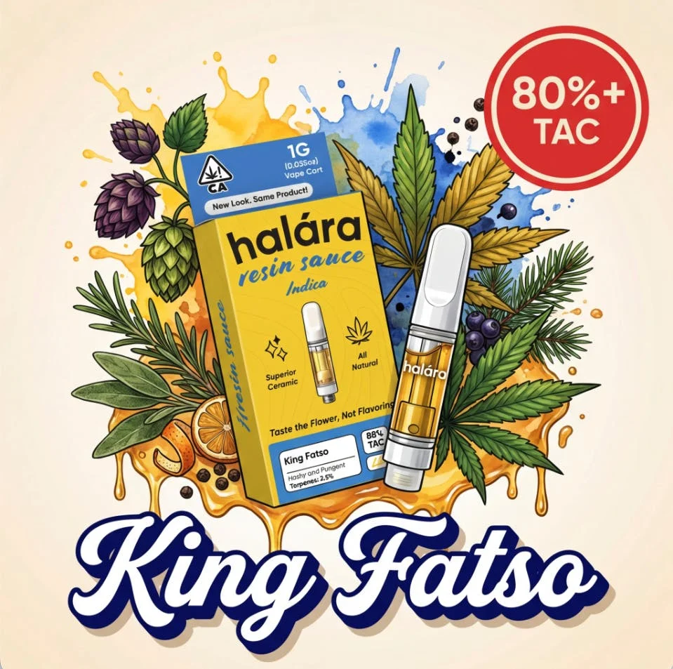 King Fatso Live Resin Sauce 1g Cart