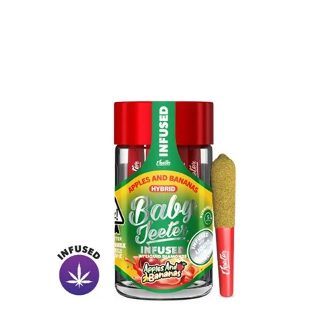Apples & Bananas Infused Baby Preroll 5pk