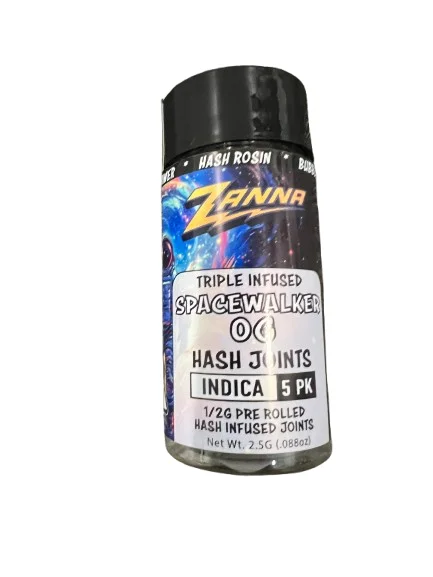 Spacewalker Og Hash Infused 5pk Pre-rolls